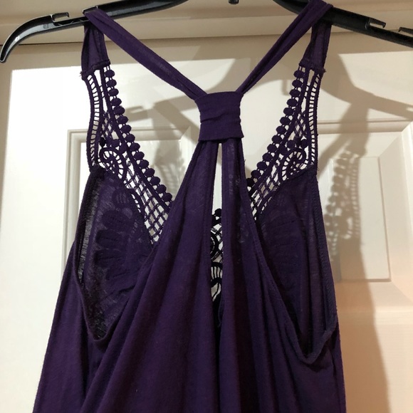 Xhilaration purple beach cover-up - Picture 3 of 7